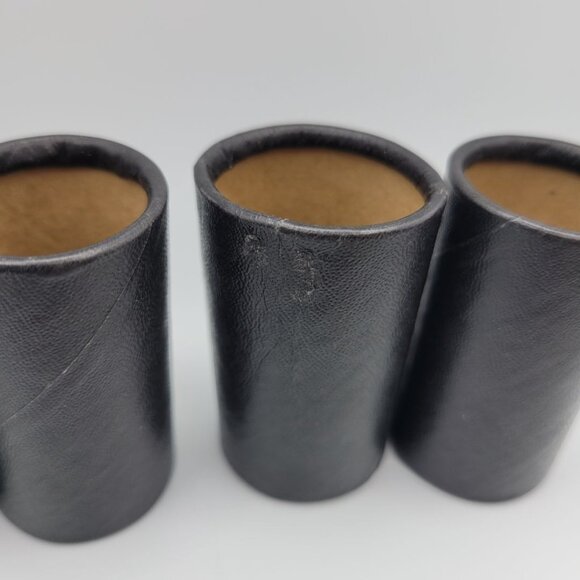 Parcheesi Replacement Shaker Cups 1989 4 Pieces Small Black Cardboard - Picture 4 of 9